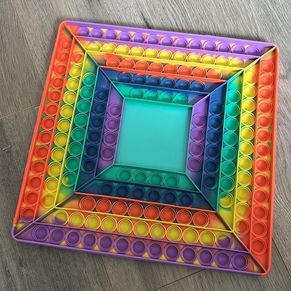XXL pop-it toy | rainbow - Picture 2 of 3